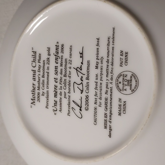 Vintage 2006 Avon Mother's Day Plate - Picture 4 of 5